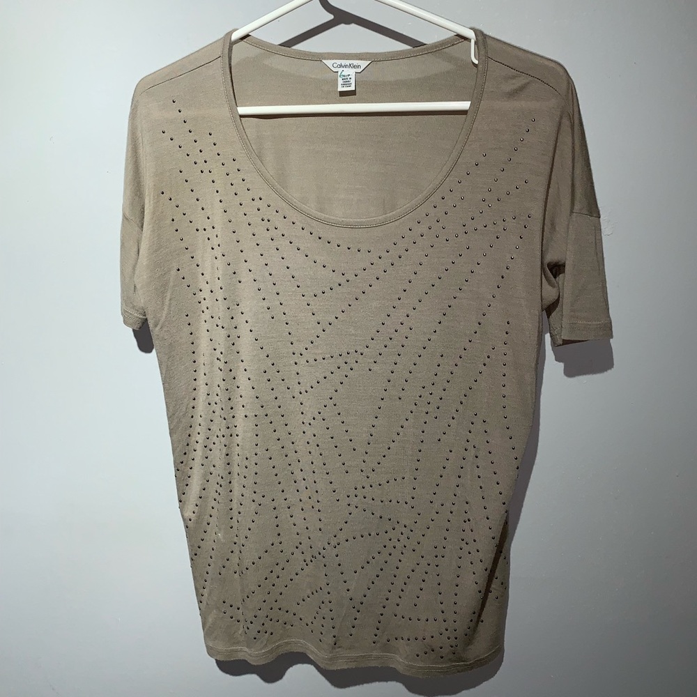 Calvin Klein studded top